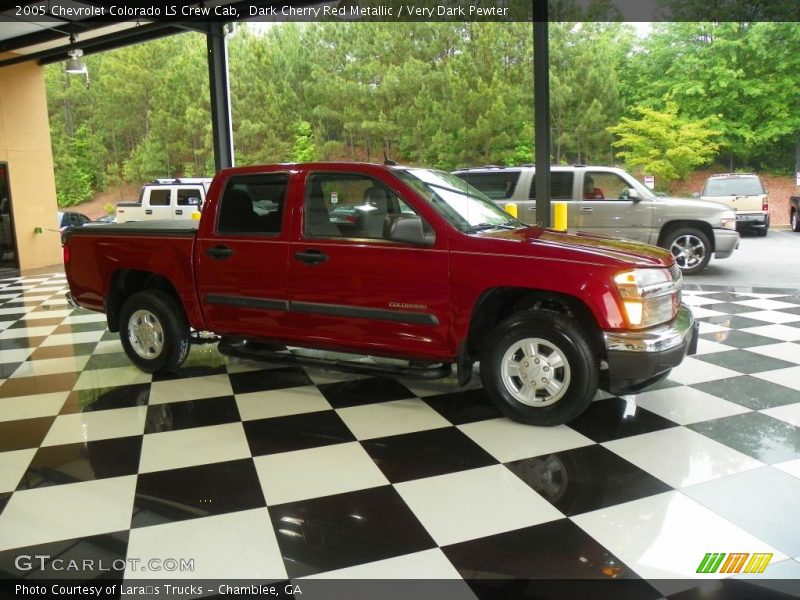Dark Cherry Red Metallic / Very Dark Pewter 2005 Chevrolet Colorado LS Crew Cab