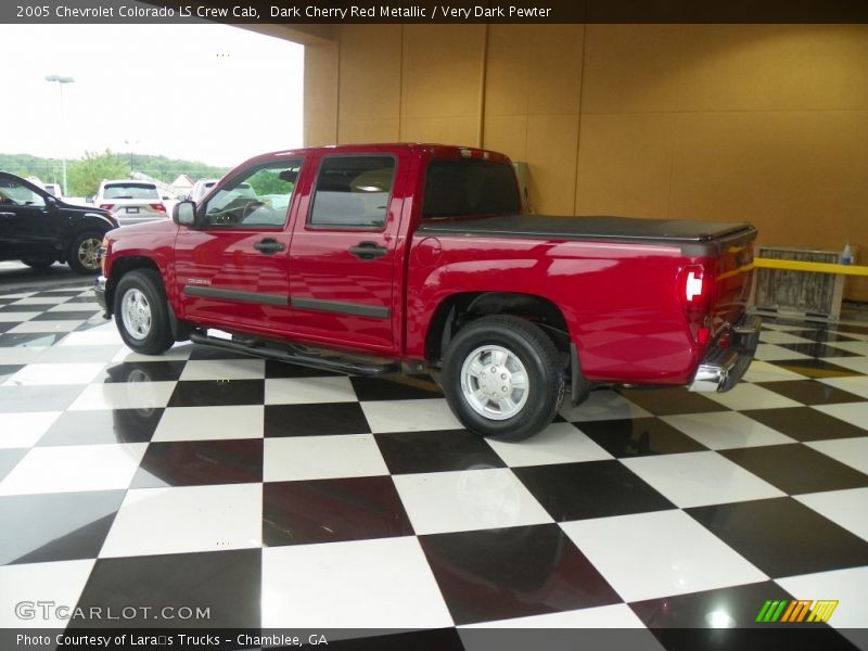 Dark Cherry Red Metallic / Very Dark Pewter 2005 Chevrolet Colorado LS Crew Cab