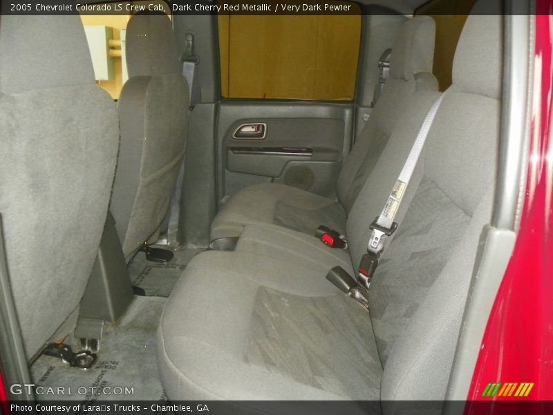 Dark Cherry Red Metallic / Very Dark Pewter 2005 Chevrolet Colorado LS Crew Cab