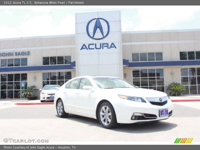 Bellanova White Pearl / Parchment 2012 Acura TL 3.5