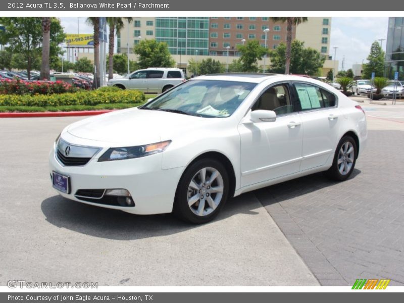 Bellanova White Pearl / Parchment 2012 Acura TL 3.5