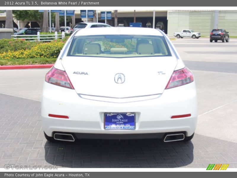 Bellanova White Pearl / Parchment 2012 Acura TL 3.5