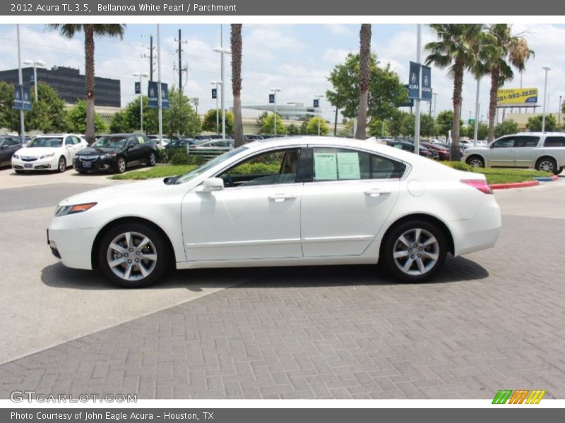 Bellanova White Pearl / Parchment 2012 Acura TL 3.5