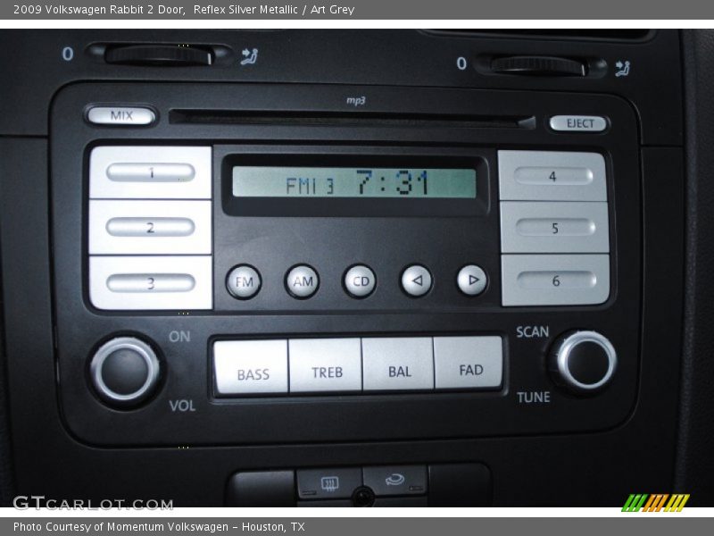 Reflex Silver Metallic / Art Grey 2009 Volkswagen Rabbit 2 Door