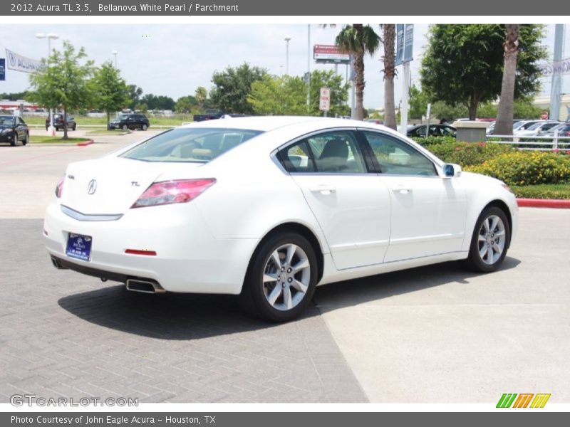Bellanova White Pearl / Parchment 2012 Acura TL 3.5