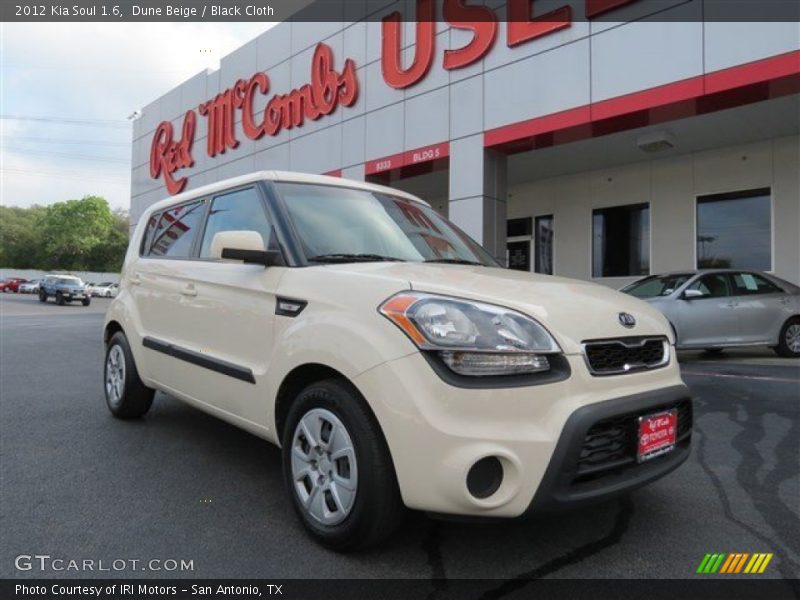 Dune Beige / Black Cloth 2012 Kia Soul 1.6