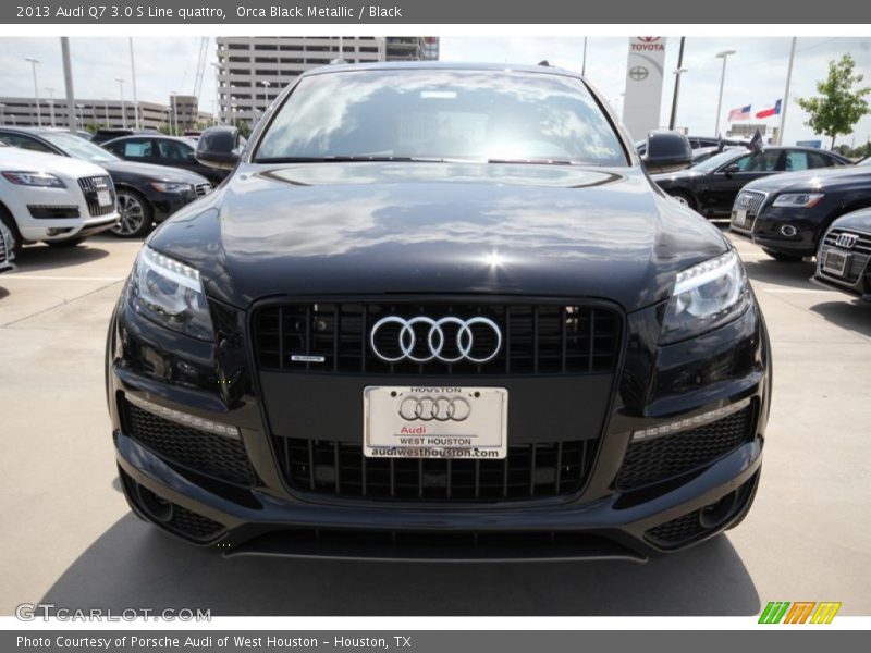 Orca Black Metallic / Black 2013 Audi Q7 3.0 S Line quattro