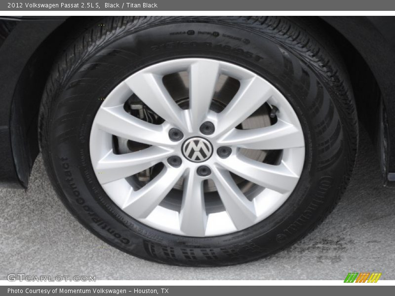 Black / Titan Black 2012 Volkswagen Passat 2.5L S