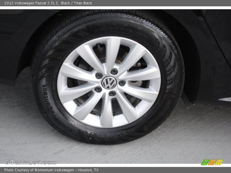 Black / Titan Black 2012 Volkswagen Passat 2.5L S