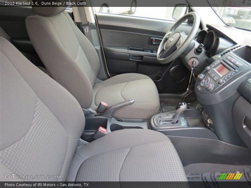  2012 Soul 1.6 Black Cloth Interior