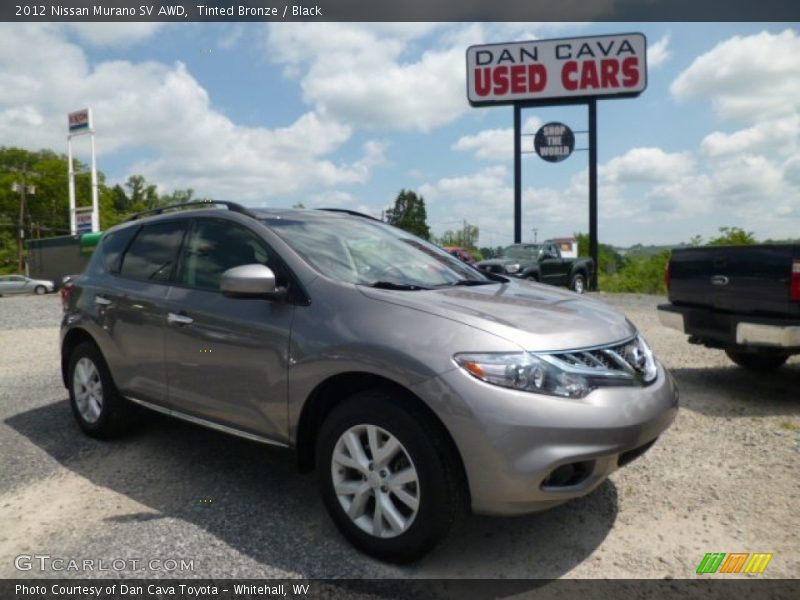 Tinted Bronze / Black 2012 Nissan Murano SV AWD