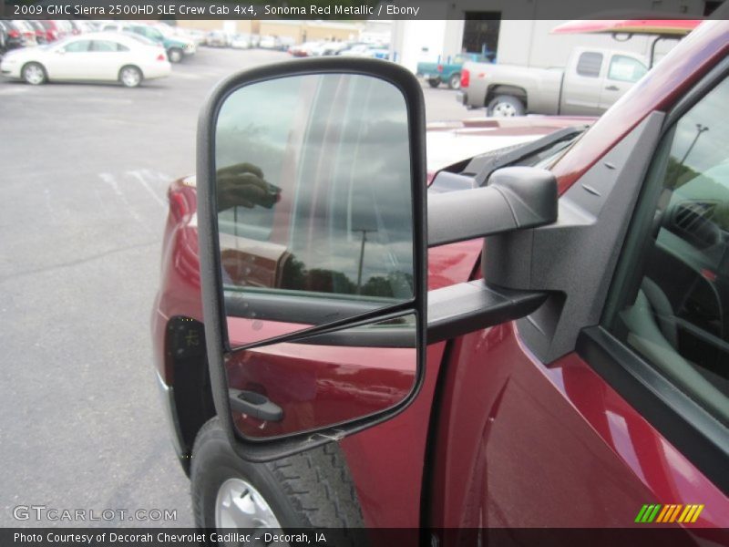 Sonoma Red Metallic / Ebony 2009 GMC Sierra 2500HD SLE Crew Cab 4x4