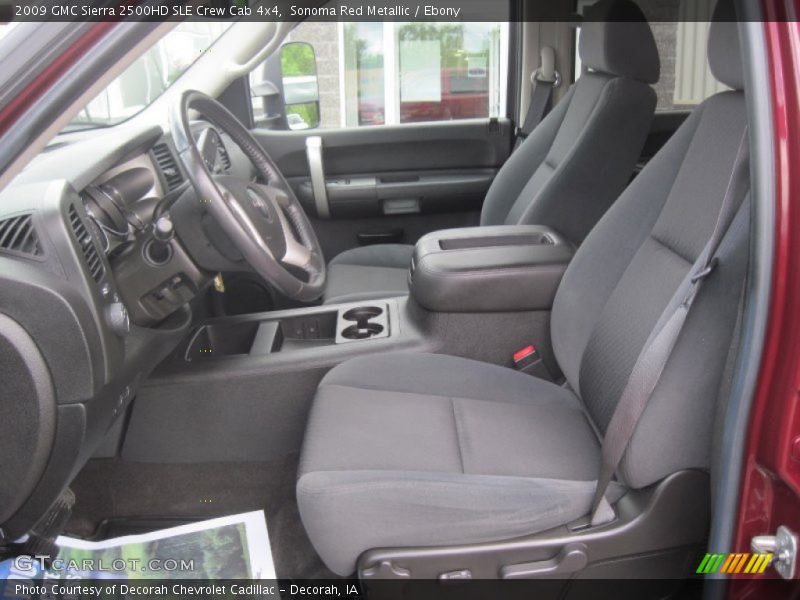 Sonoma Red Metallic / Ebony 2009 GMC Sierra 2500HD SLE Crew Cab 4x4