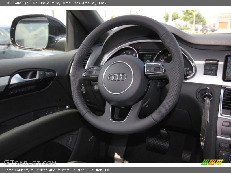 Orca Black Metallic / Black 2013 Audi Q7 3.0 S Line quattro