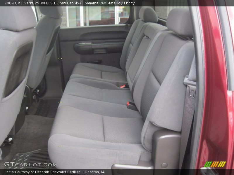 Sonoma Red Metallic / Ebony 2009 GMC Sierra 2500HD SLE Crew Cab 4x4