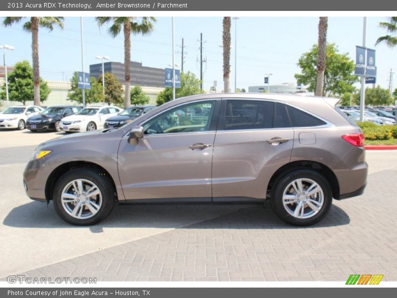 Amber Brownstone / Parchment 2013 Acura RDX Technology