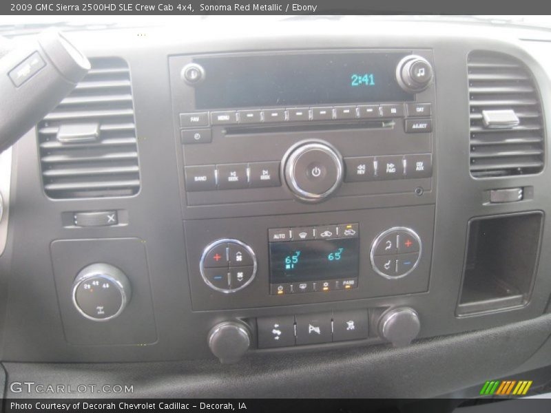 Sonoma Red Metallic / Ebony 2009 GMC Sierra 2500HD SLE Crew Cab 4x4