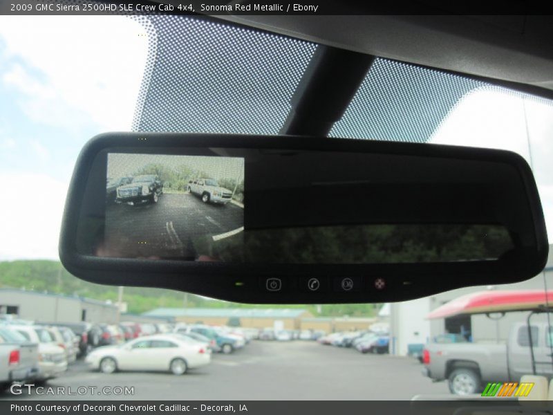Sonoma Red Metallic / Ebony 2009 GMC Sierra 2500HD SLE Crew Cab 4x4