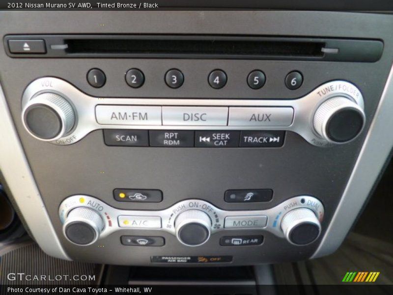 Tinted Bronze / Black 2012 Nissan Murano SV AWD