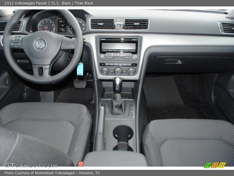 Black / Titan Black 2012 Volkswagen Passat 2.5L S