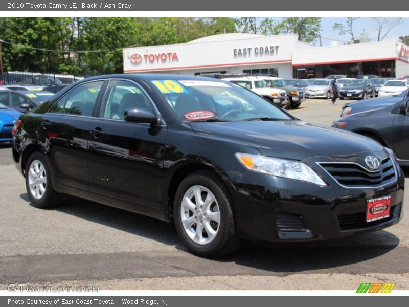 Black / Ash Gray 2010 Toyota Camry LE