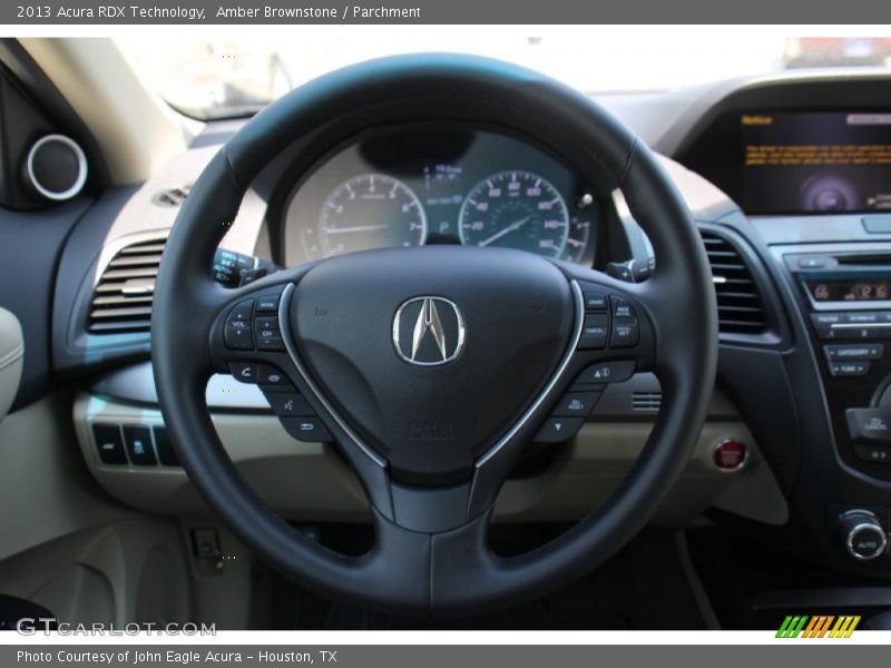 Amber Brownstone / Parchment 2013 Acura RDX Technology