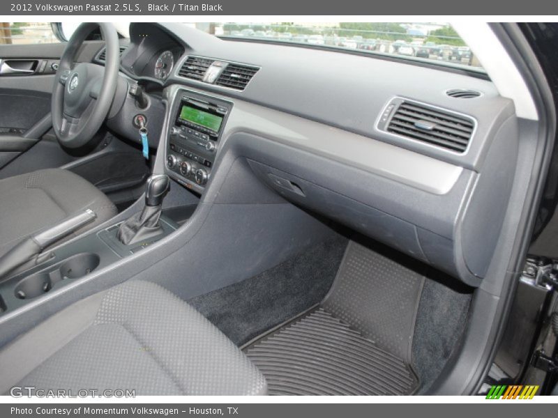 Black / Titan Black 2012 Volkswagen Passat 2.5L S