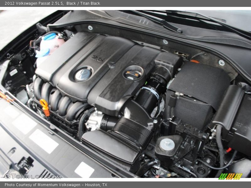 Black / Titan Black 2012 Volkswagen Passat 2.5L S