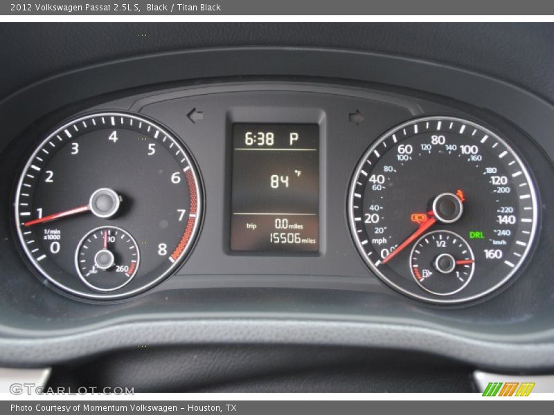 Black / Titan Black 2012 Volkswagen Passat 2.5L S