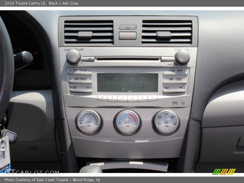 Black / Ash Gray 2010 Toyota Camry LE