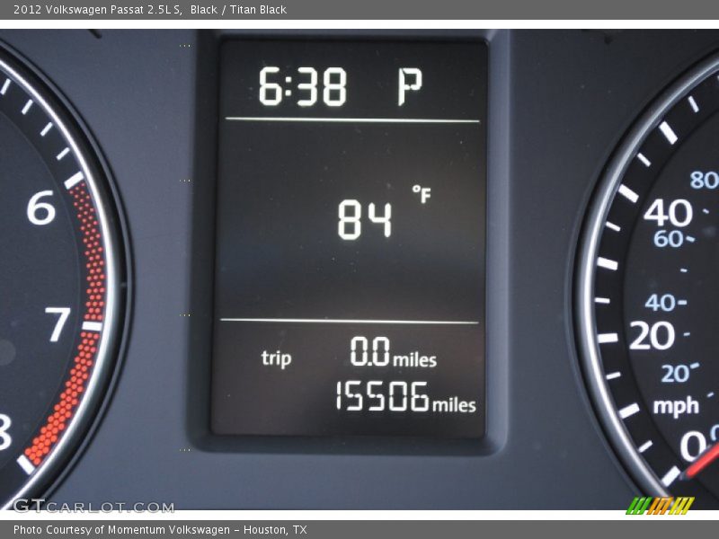 Black / Titan Black 2012 Volkswagen Passat 2.5L S