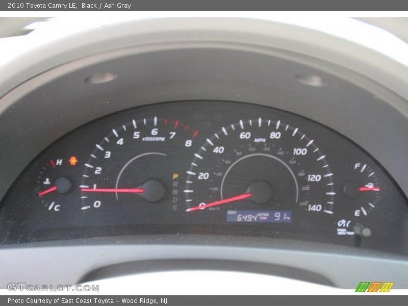 Black / Ash Gray 2010 Toyota Camry LE