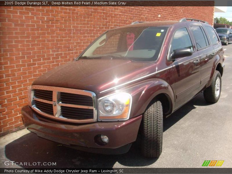 Deep Molten Red Pearl / Medium Slate Gray 2005 Dodge Durango SLT