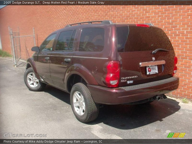 Deep Molten Red Pearl / Medium Slate Gray 2005 Dodge Durango SLT