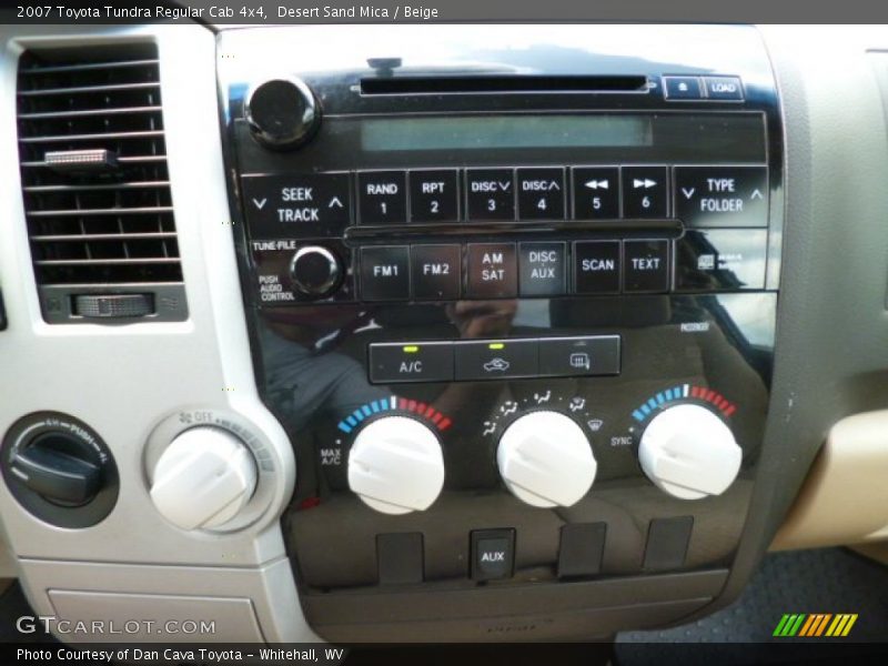 Controls of 2007 Tundra Regular Cab 4x4