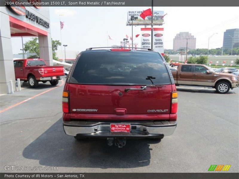 Sport Red Metallic / Tan/Neutral 2004 Chevrolet Suburban 1500 LT