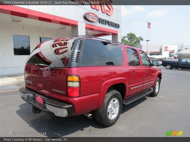 Sport Red Metallic / Tan/Neutral 2004 Chevrolet Suburban 1500 LT