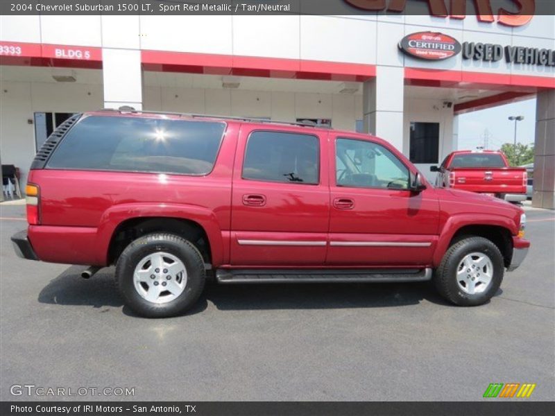 Sport Red Metallic / Tan/Neutral 2004 Chevrolet Suburban 1500 LT