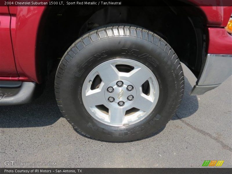 Sport Red Metallic / Tan/Neutral 2004 Chevrolet Suburban 1500 LT