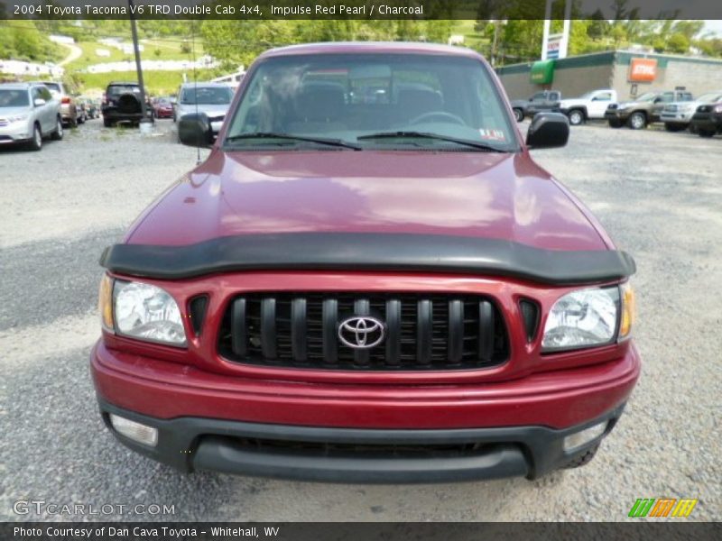 Impulse Red Pearl / Charcoal 2004 Toyota Tacoma V6 TRD Double Cab 4x4
