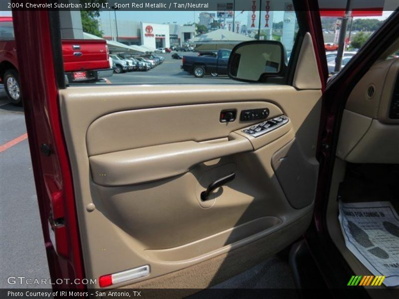 Sport Red Metallic / Tan/Neutral 2004 Chevrolet Suburban 1500 LT