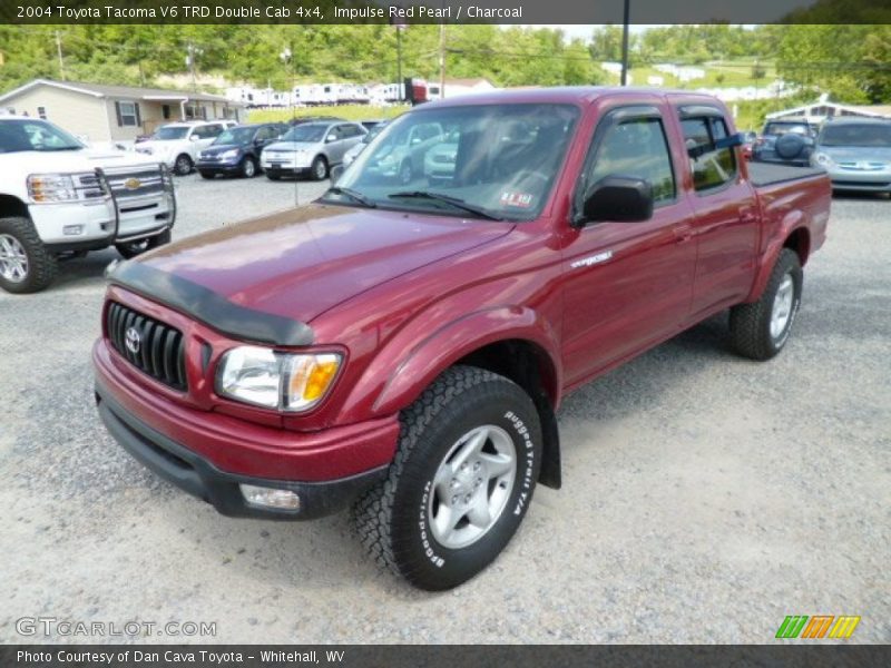 Impulse Red Pearl / Charcoal 2004 Toyota Tacoma V6 TRD Double Cab 4x4