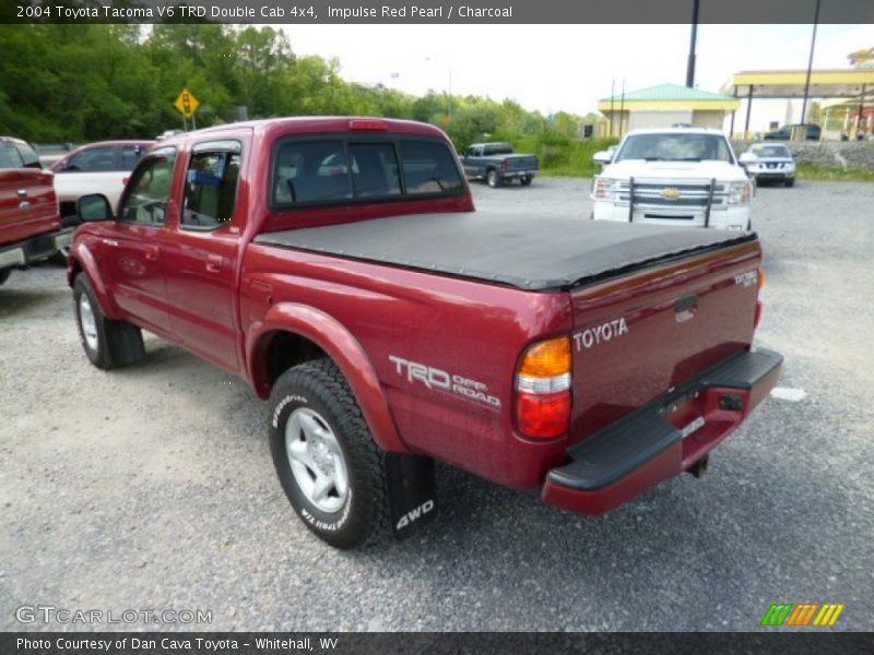 Impulse Red Pearl / Charcoal 2004 Toyota Tacoma V6 TRD Double Cab 4x4