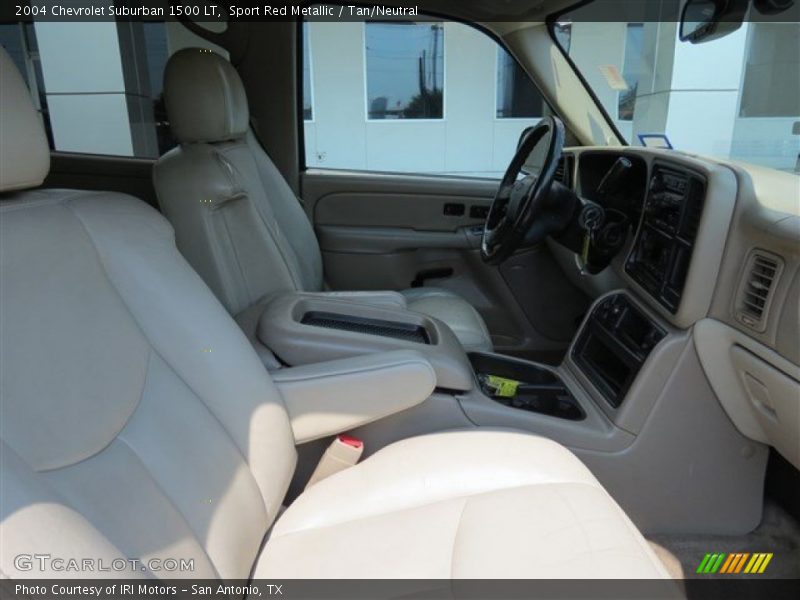 Sport Red Metallic / Tan/Neutral 2004 Chevrolet Suburban 1500 LT