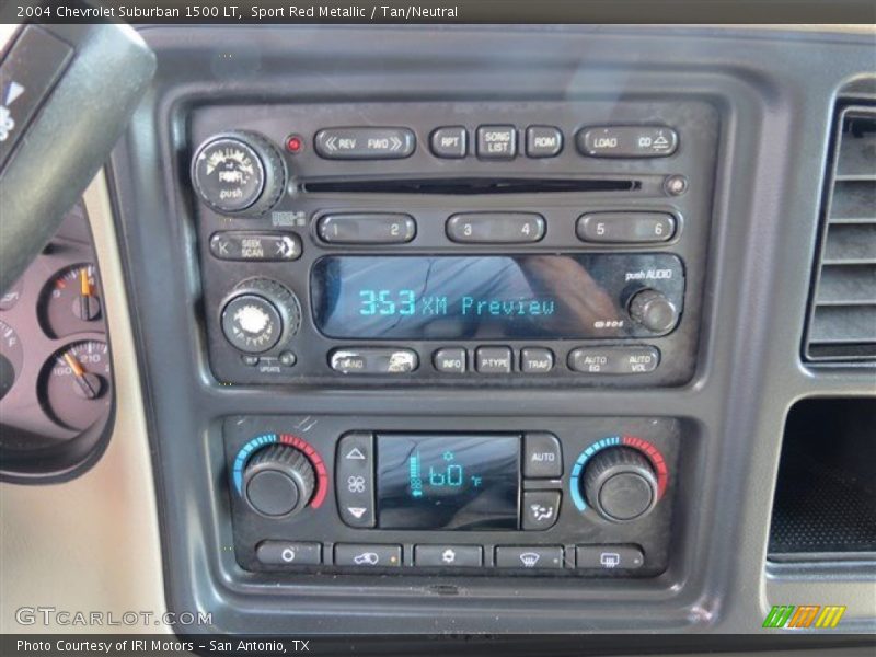 Sport Red Metallic / Tan/Neutral 2004 Chevrolet Suburban 1500 LT