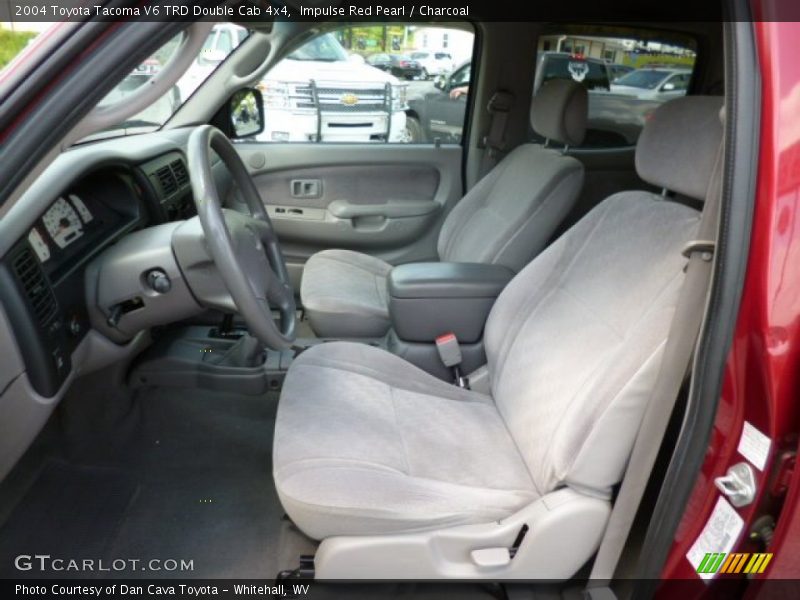 Impulse Red Pearl / Charcoal 2004 Toyota Tacoma V6 TRD Double Cab 4x4