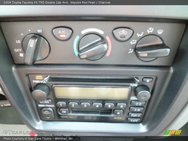 Impulse Red Pearl / Charcoal 2004 Toyota Tacoma V6 TRD Double Cab 4x4