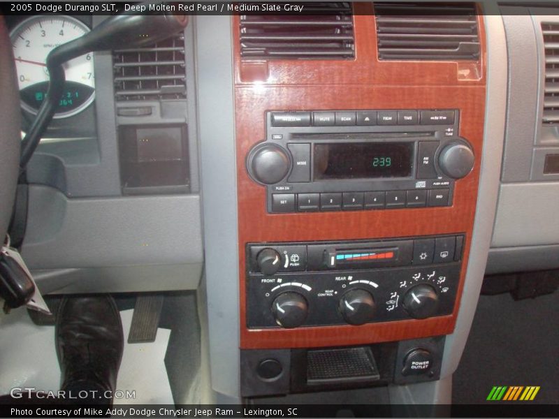 Deep Molten Red Pearl / Medium Slate Gray 2005 Dodge Durango SLT