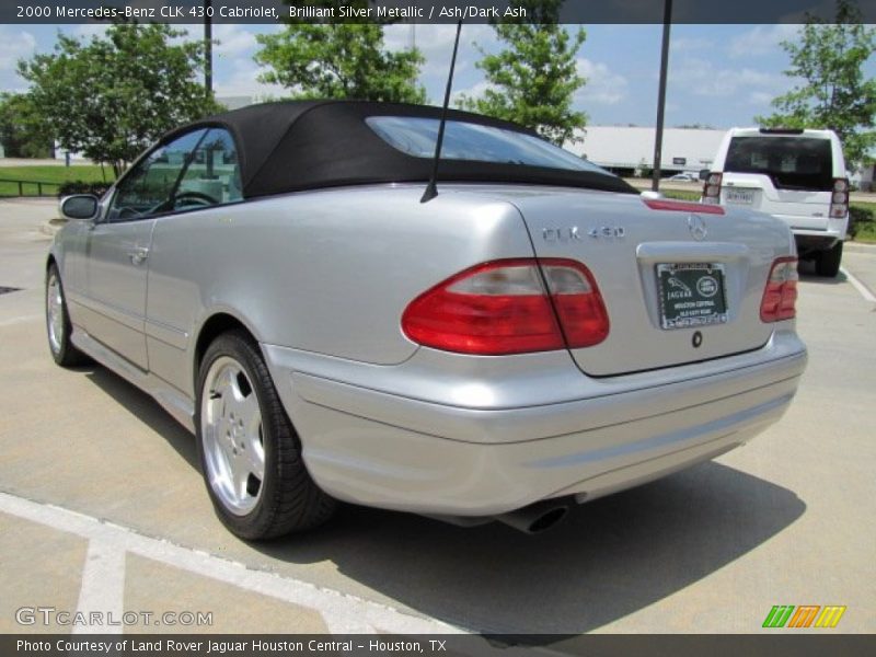 Brilliant Silver Metallic / Ash/Dark Ash 2000 Mercedes-Benz CLK 430 Cabriolet