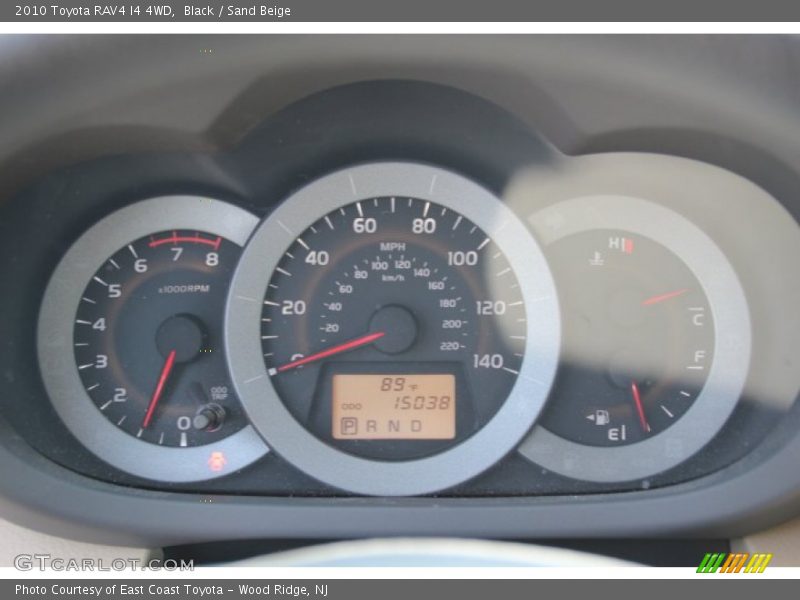Black / Sand Beige 2010 Toyota RAV4 I4 4WD